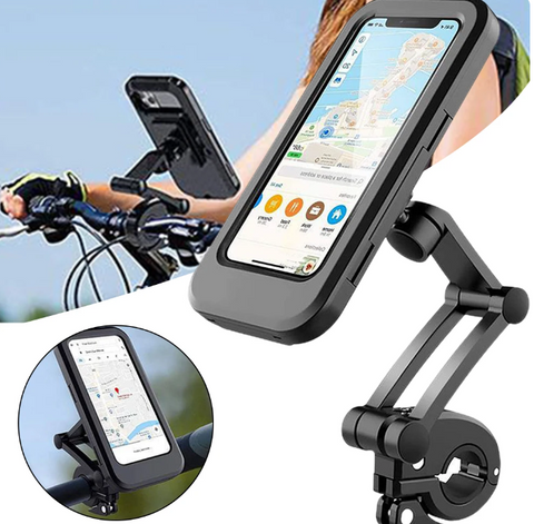 حامل هاتف مقاوم للماء للدراجات الهوائية والنارية